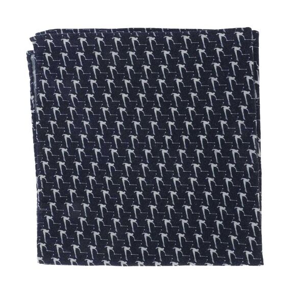 Boss Pocket Square / Dark Blue